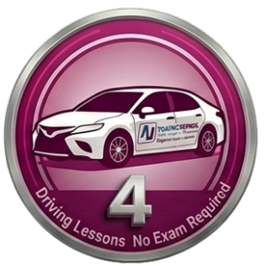 4 Driving Classes (no exam)