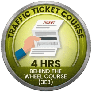 Behind the Wheel (4 hrs) Ticket 3E3